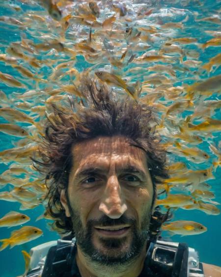 09734-1848149321-_lora_Fares_Fares_Flexible_0.8_, portrait front view face handsome (Fares Fares_1.3) age 40 underwater with small shiny bright f.jpg